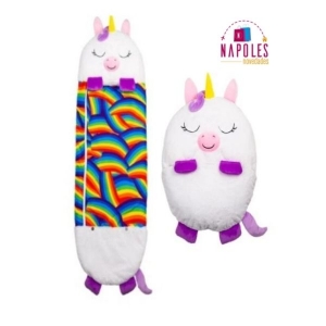 Saco dormir, almohada y peluche