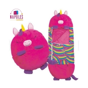 Saco dormir, almohada y peluche