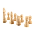 Ajedrez portátil de madera, piezas de juego - Napoles Novedades