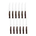 Cuchillo con sierra madera y acero inoxidable set 12 unidades línea tradicional Tramontina - Napoles Novedades