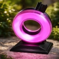 Foco solar con estaca, luz Rgb - color morado - Napoles Novedades