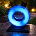 Foco solar con estaca, luz Rgb - color azul - Napoles Novedades