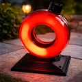 Foco solar con estaca, luz Rgb - color rojo - Napoles Novedades