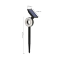 Foco solar con estaca, luz Rgb, medidas exactas - Napoles Novedades