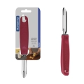 Pelador de verduras y frutas vertical de acero inoxidable color rojo línea utilita Tramontina - Napoles Novedades
