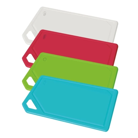 Tablas de picar Tramontina 5 piezas con soporte colores - Napoles Novedades